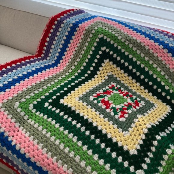 Color Echoes Blanket Crochet Pattern – Mama In A Stitch Crochet granny blanket